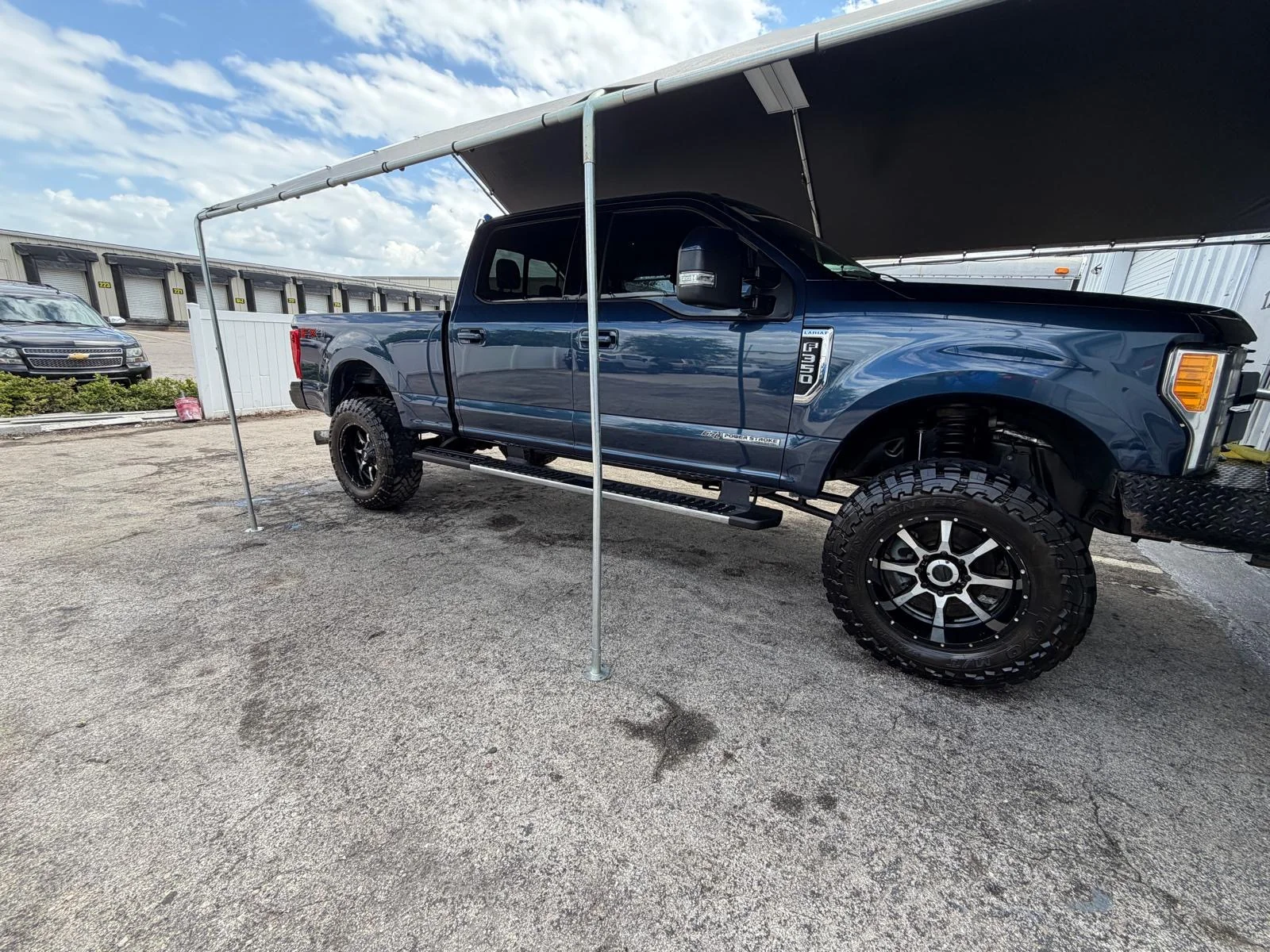 Lifted Ford F-250 detailed at MV Detailing Bradenton